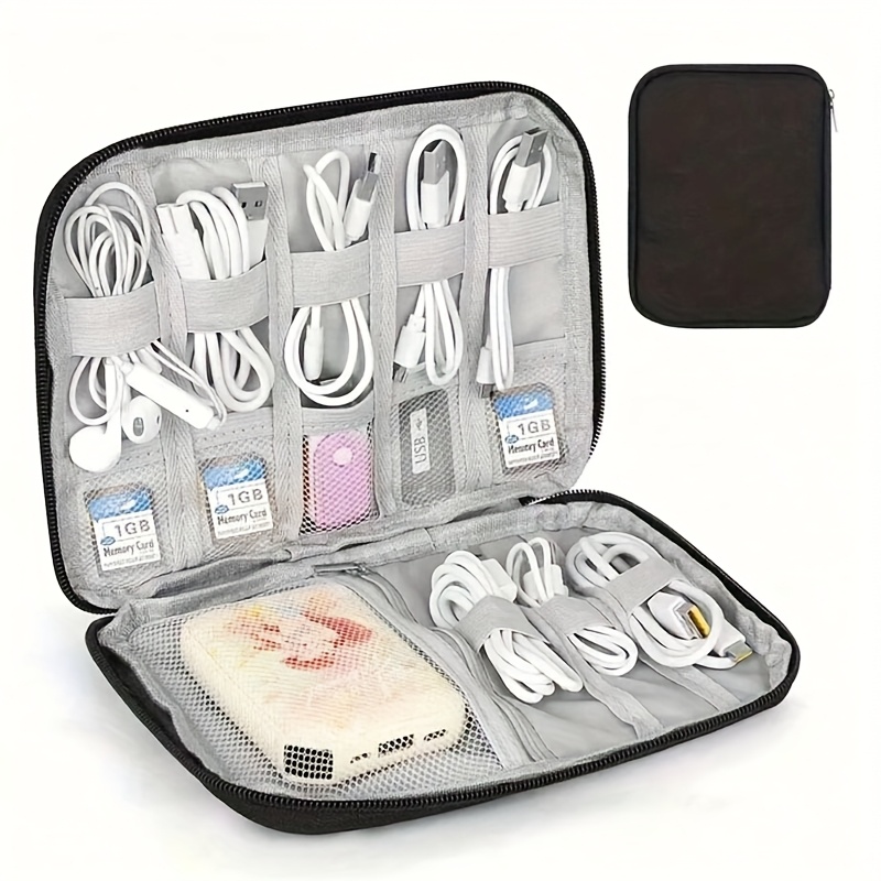 Tech Accessories Travel Organizer Pouch - 1 шт. дорожный органайзер для кабелей