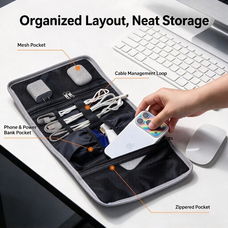 Вместительная сумка-органайзер – обзор и цена Tech Accessories Travel Organizer Pouch